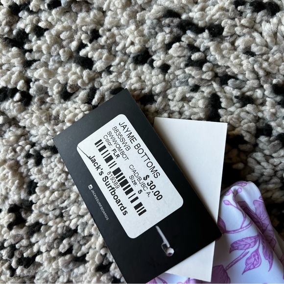 Danielle Brown x Jack’s Swimwear Purple 2-piece Swimsuit + Extra Bottoms S / XS - Picture 6 of 12